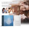 North Moon Latex Rubber Condom, Couple Body Safety Protection Thread Hyaluronic Acid Series