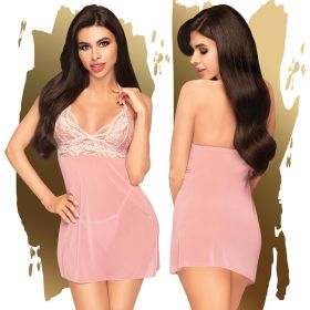 Penthouse Bedtime Story Baby Doll With Thong (Option: PINK S/M Boxed)